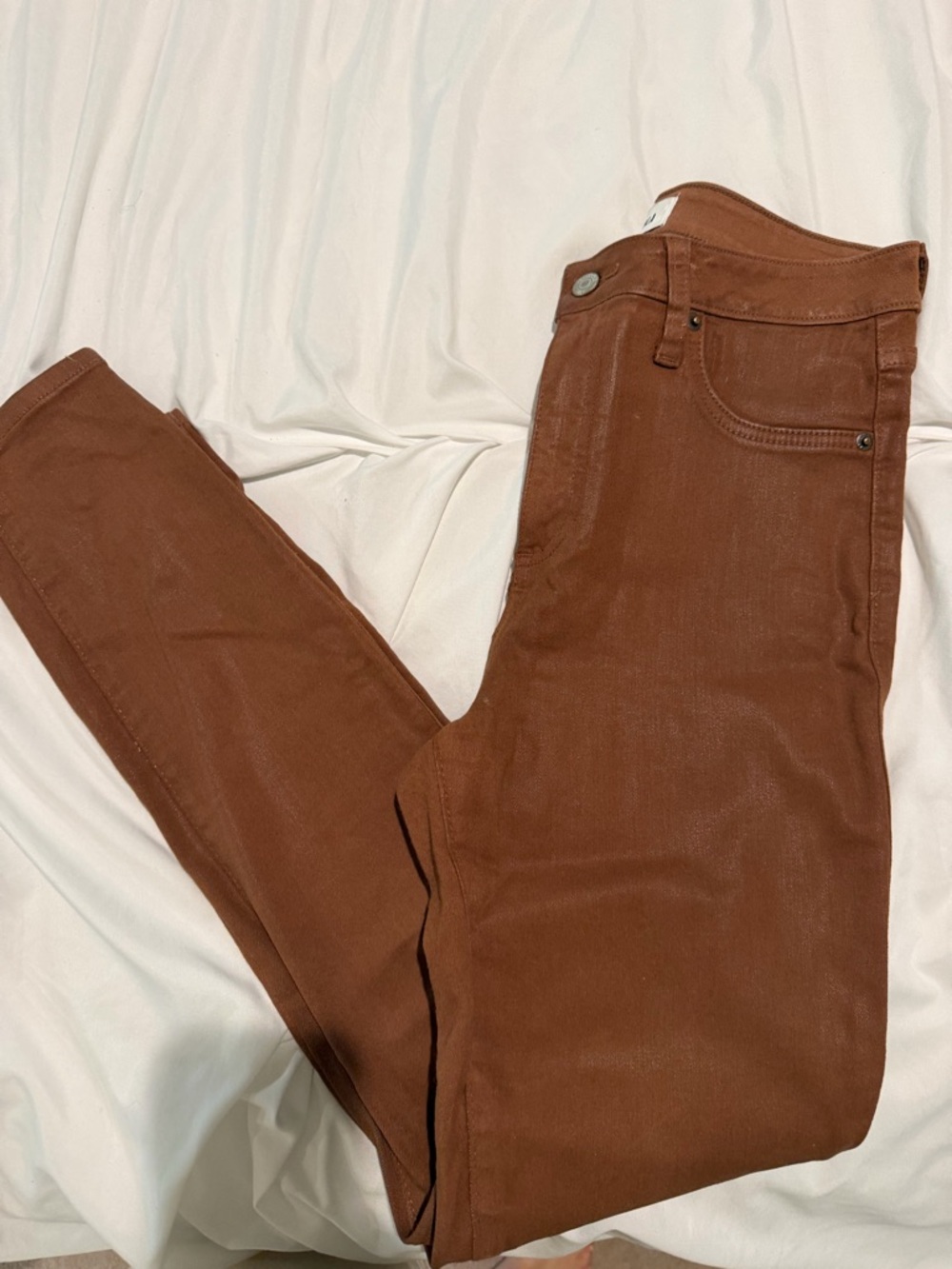 pistola Brown High-Rise Skinny Jeans - Picture 2 of 6